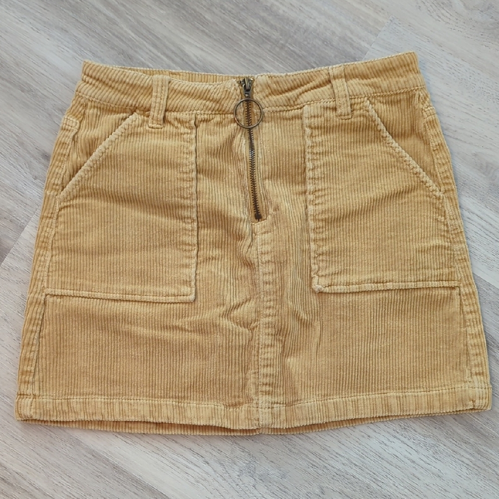Corduroy Tan Skirt